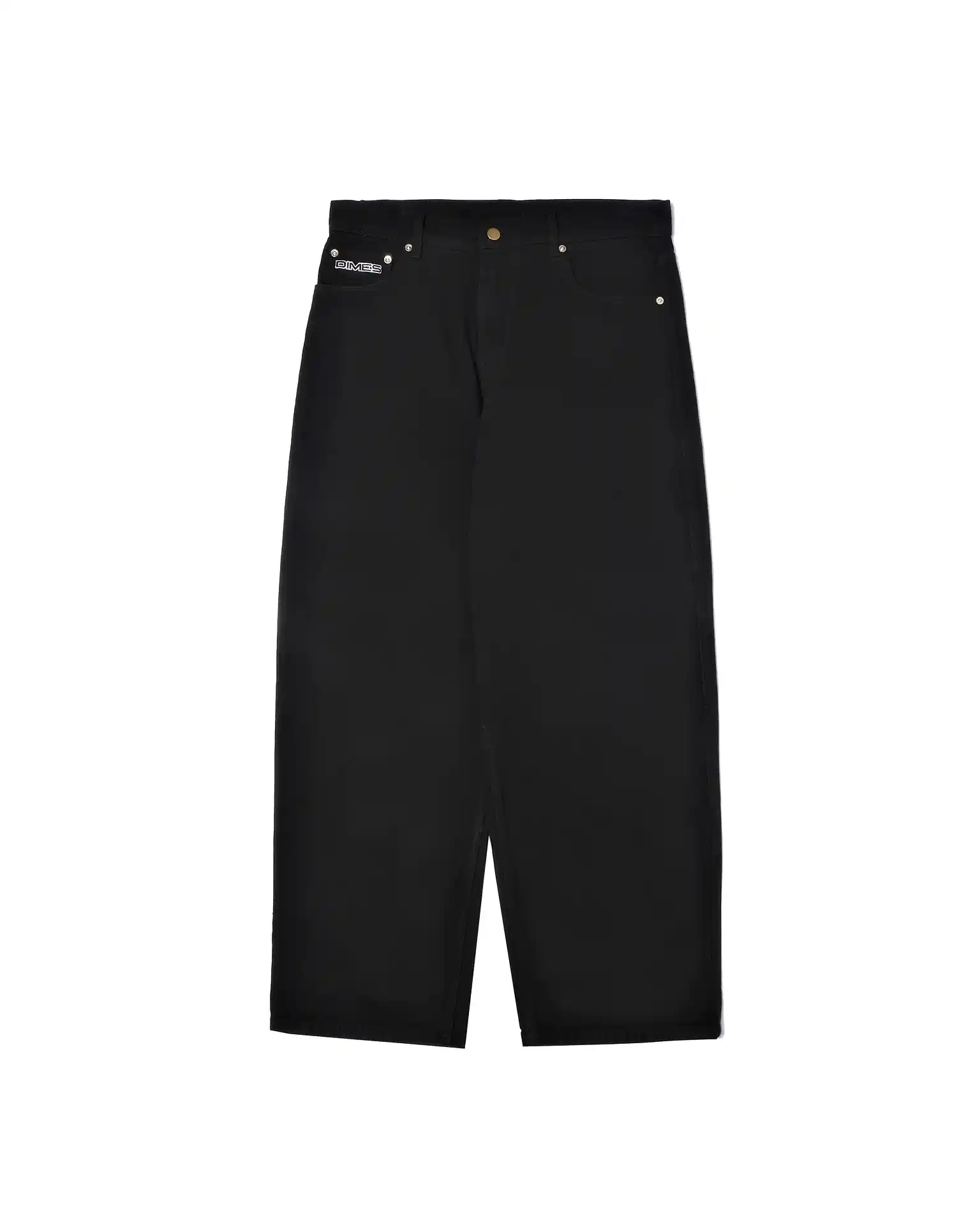 TWIST BLACK WASHED BAGGY JEANS