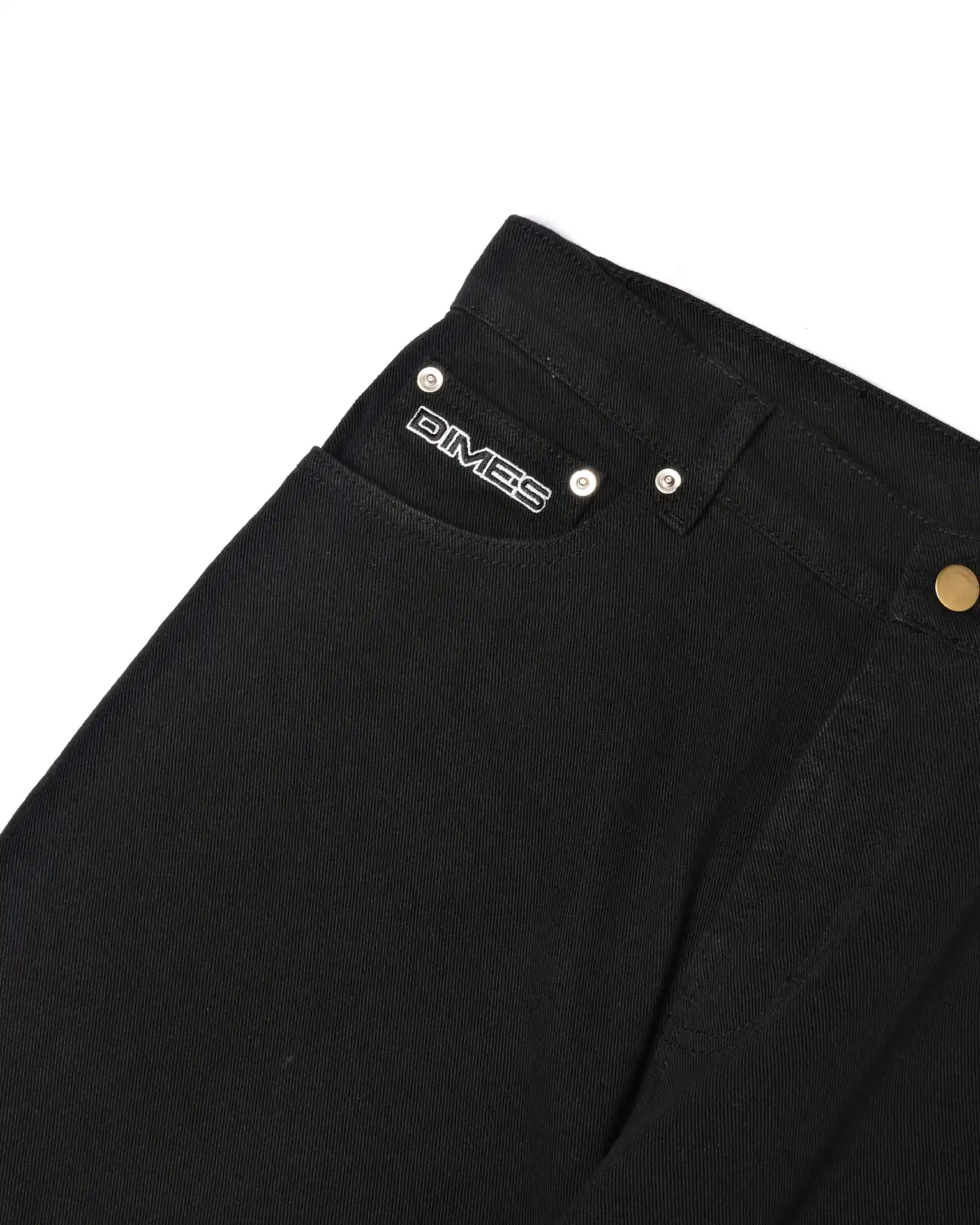 TWIST BLACK WASHED BAGGY JEANS